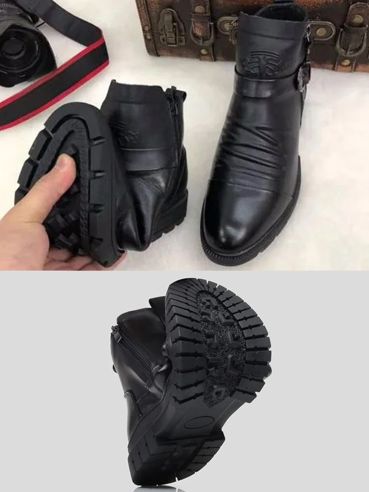 【80% Off Today】Spanish Imported Cowhide Leather Martini Boots 🥾