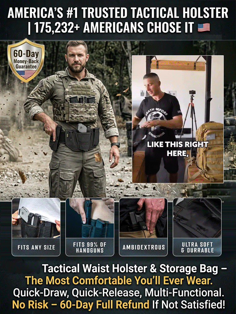 Tactical Concealed Carry Waist Pack | Multi-Purpose Secure Storage
