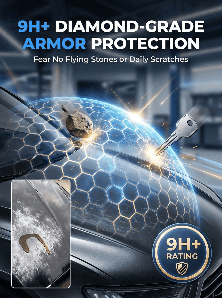 【Instantly Like a New Car】Nano-ceramic car film refurbishing agent