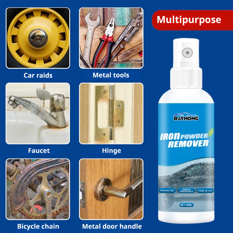 OUHOE Car Rust Removal Spray - Effective Rust Remover for Vehicles