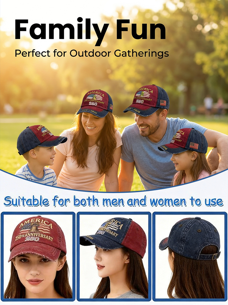 Retro Embroidery  Commemorative Baseball Cap