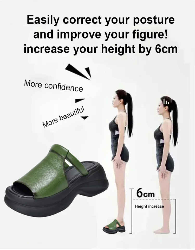 Summer thick-soled platform slippers