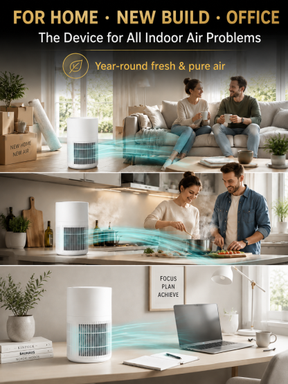 Negative Ion Home Air Purifier for Formaldehyde and Odor Removal