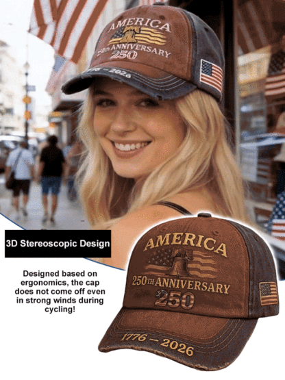 Retro Embroidery  Commemorative Baseball Cap