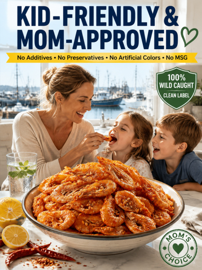 Mess‑Free Crispy Roasted Shrimp Snack | Zero Greasy Fingers, Keep Your Keyboard Spotless While Working & Gaming