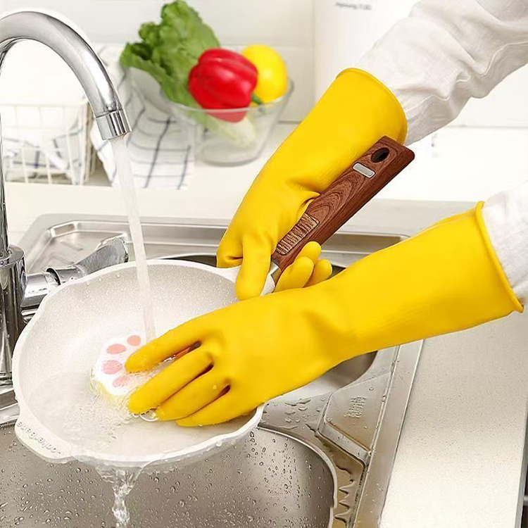 Waterproof and thick housework gloves