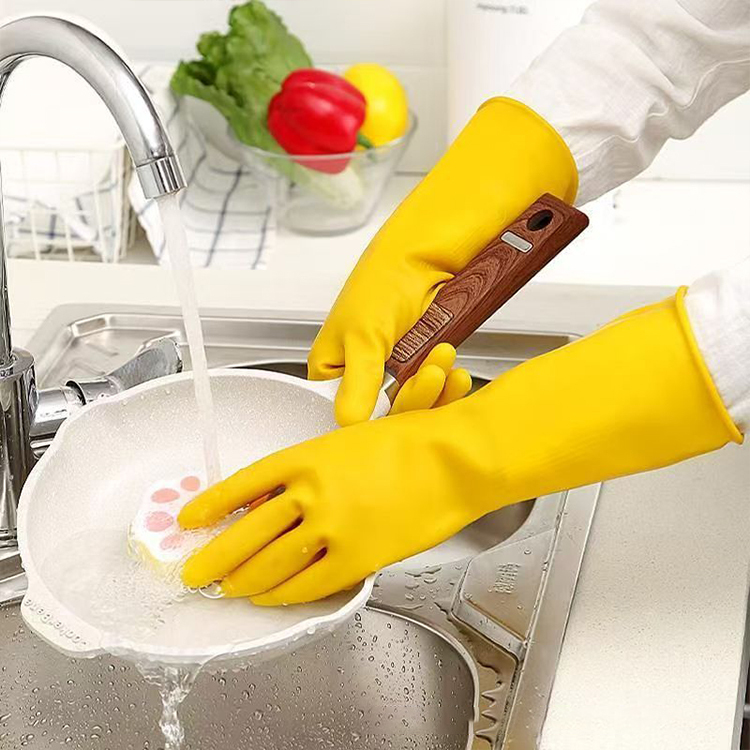 Waterproof and thick housework gloves