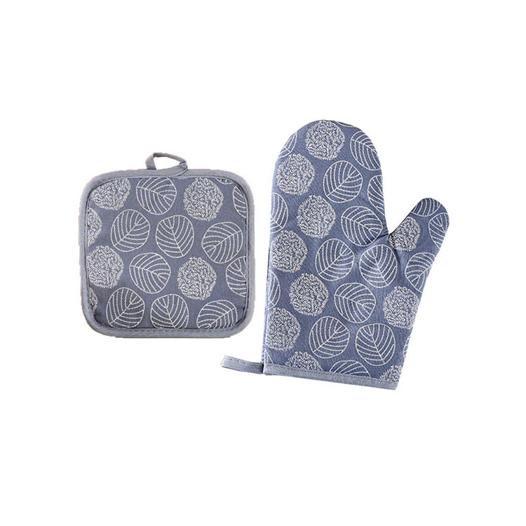 Oven baking polyester cotton wear-resistant microwave gloves