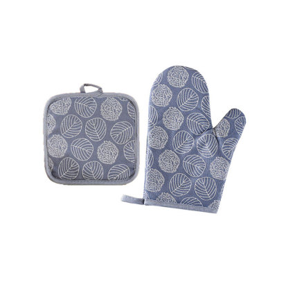 Oven baking polyester cotton wear-resistant microwave gloves