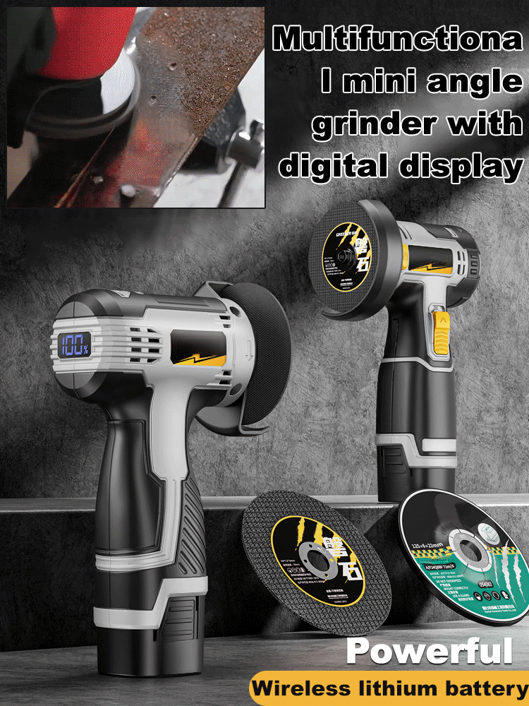 Mini lithium-ion angle grinder