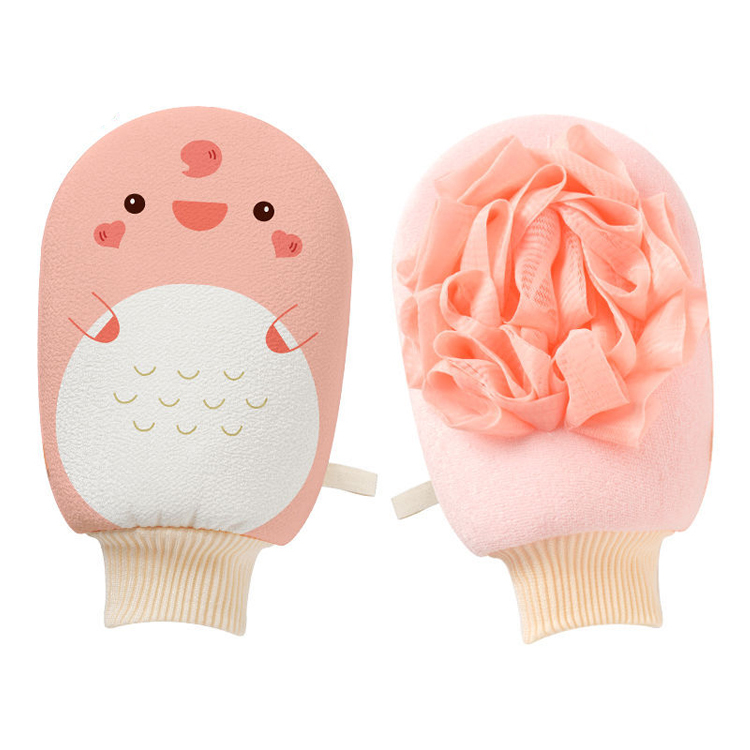 Bath towel and bath ball 2 in 1