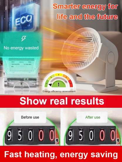 ❄️→☀️ From -22°F (-30°C) to Cozy in 3 Sec! Home Heating Magic Device