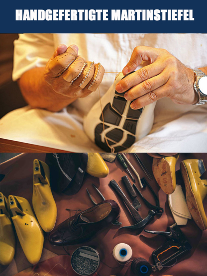 【Heute 80% Rabatt】Spanische importierte Rindsleder-Martinsstiefel 🥾