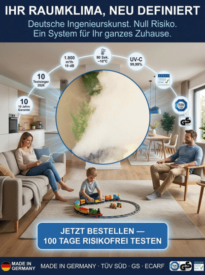 Wandmontierter Luftzirkulations-Küchen-Klimaturmventilator
