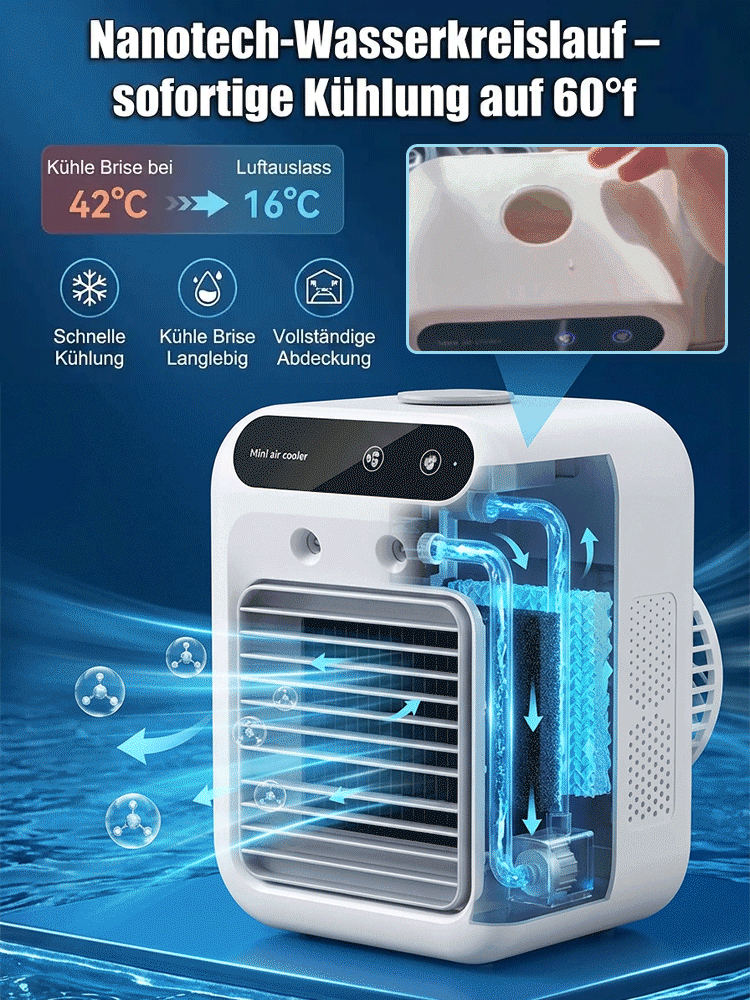  Tischklimaanlage mit Sprühnebelkühlung