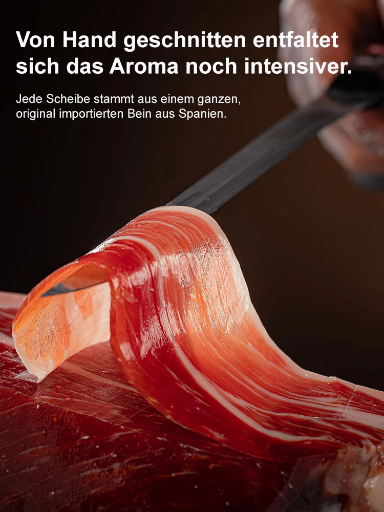 Iberischer Schinken in Scheiben