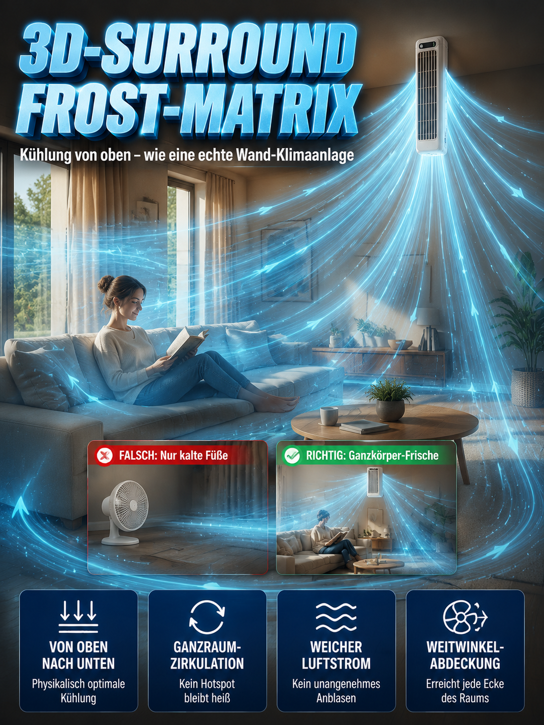 2026 neues Modell Durchfluss-Turbinengebläse – Reeper Max mobile Kühlgerät