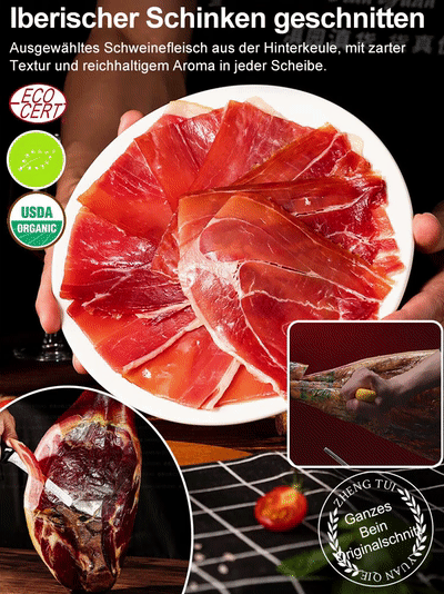 Iberischer Schinken in Scheiben