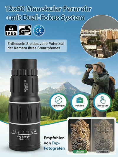 Tragbares hochauflösendes Teleskop