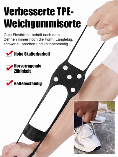 Eiskrallen Outdoor Unsichtbar ⚡ 5-Spikes | Rutschfrei für Schneewanderungen