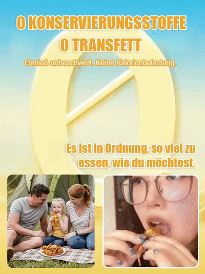 Weltbewegender Snack – keine Chips, keine Nüsse – ganze, knusprige kleine Krebse. Explosiver Geschmack.