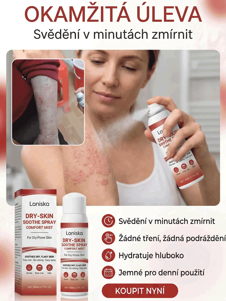 Lindert Juckreiz und pflegt die Hautbarriere (Spray)