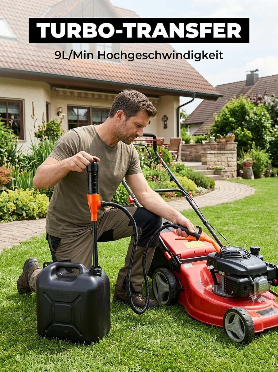 Elektrische Ölabsaugpumpe | Abnehmbar & Tragbar