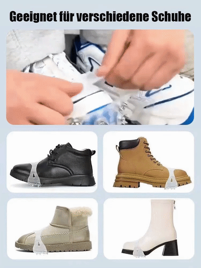 Eiskrallen Outdoor Unsichtbar ⚡ 5-Spikes | Rutschfrei für Schneewanderungen