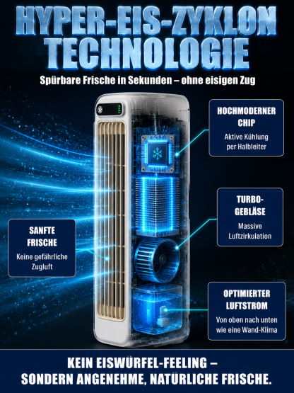 2026 neues Modell Durchfluss-Turbinengebläse – Reeper Max mobile Kühlgerät