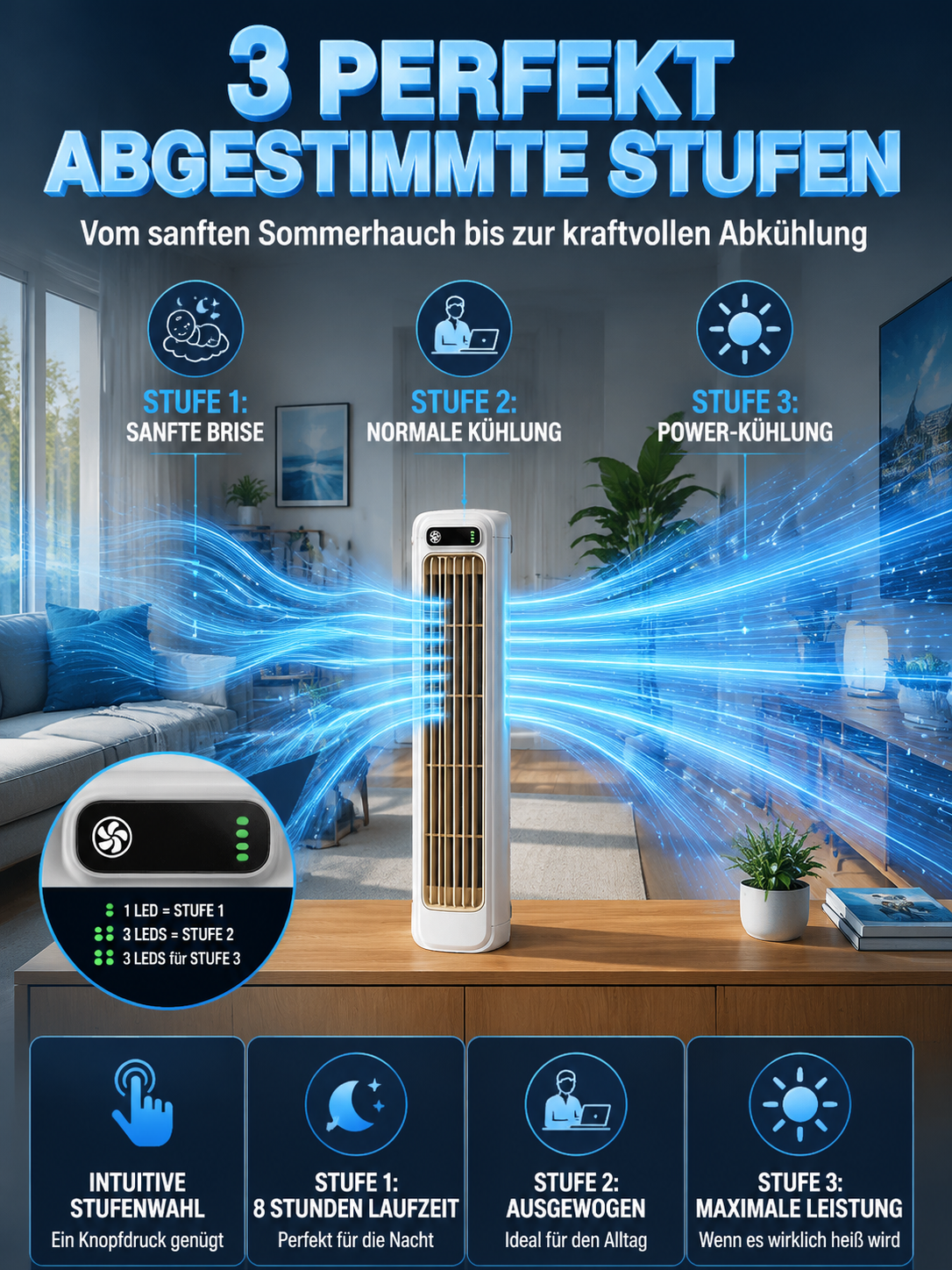 2026 neues Modell Durchfluss-Turbinengebläse – Reeper Max mobile Kühlgerät