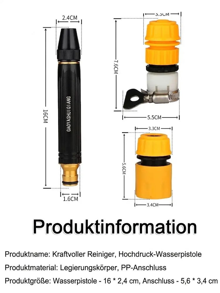 💪 Black King Kong Hochdruck-Wasserpistole – Kraft trifft Präzision! 🌊