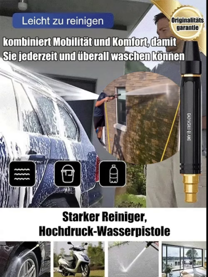 💪 Black King Kong Hochdruck-Wasserpistole – Kraft trifft Präzision! 🌊