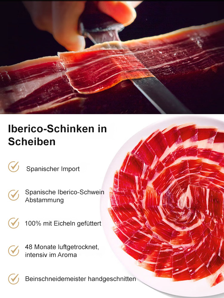 Iberischer Schinken in Scheiben