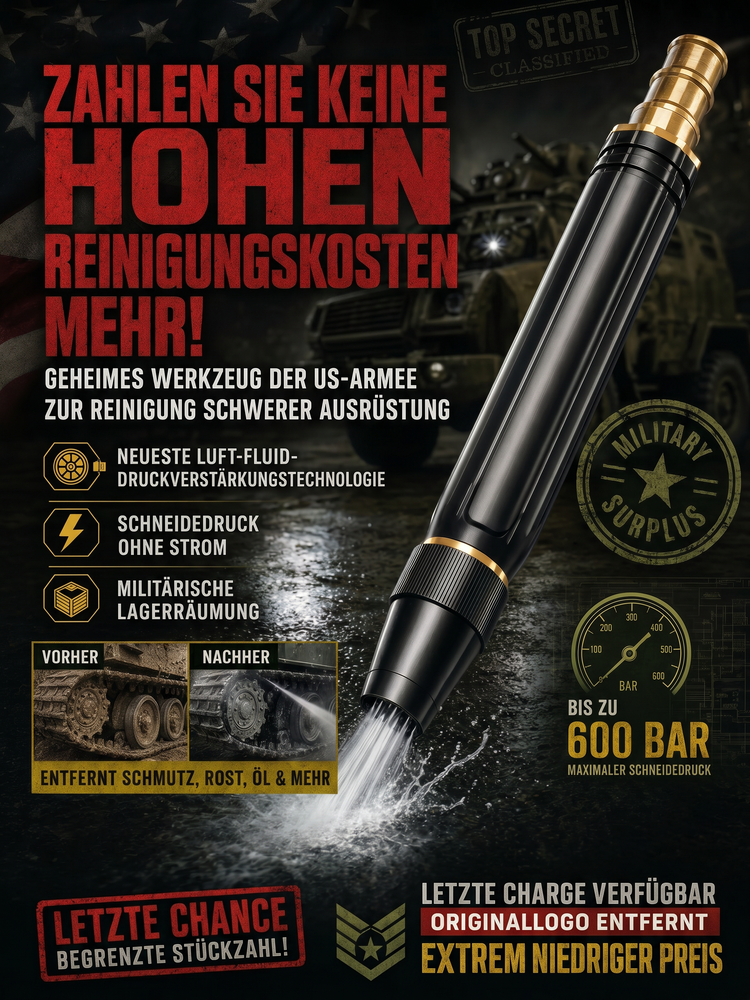 💪 Black King Kong Hochdruck-Wasserpistole – Kraft trifft Präzision! 🌊