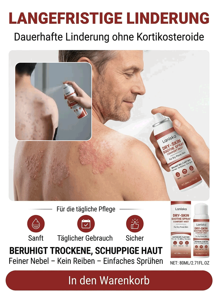 Lindert Juckreiz und pflegt die Hautbarriere (Spray)