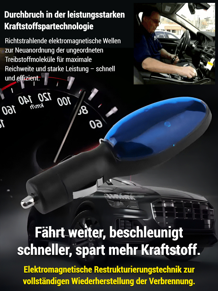 Hightech Kraftstoffspargerät – Für alle Benzin- & Dieselmotoren