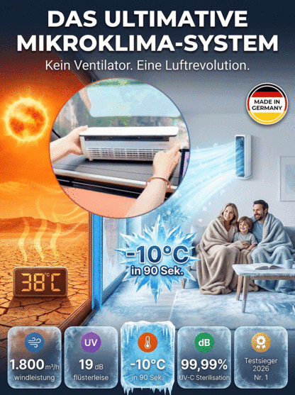 Wandmontierter Luftzirkulations-Küchen-Klimaturmventilator