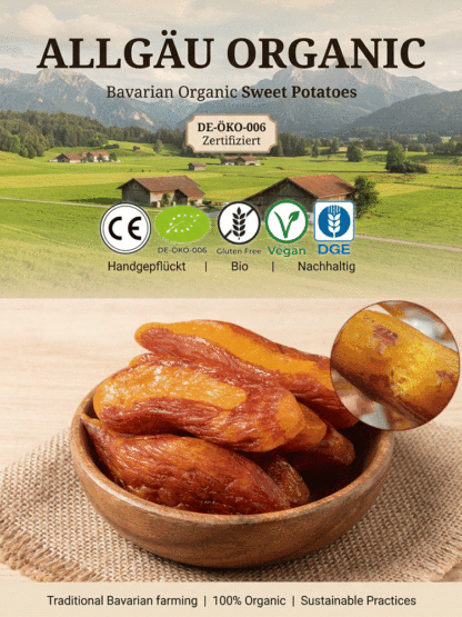 【Frisch gedämpft und gebacken】Zuckerfreie gedämpfte Süßkartoffelstreifen