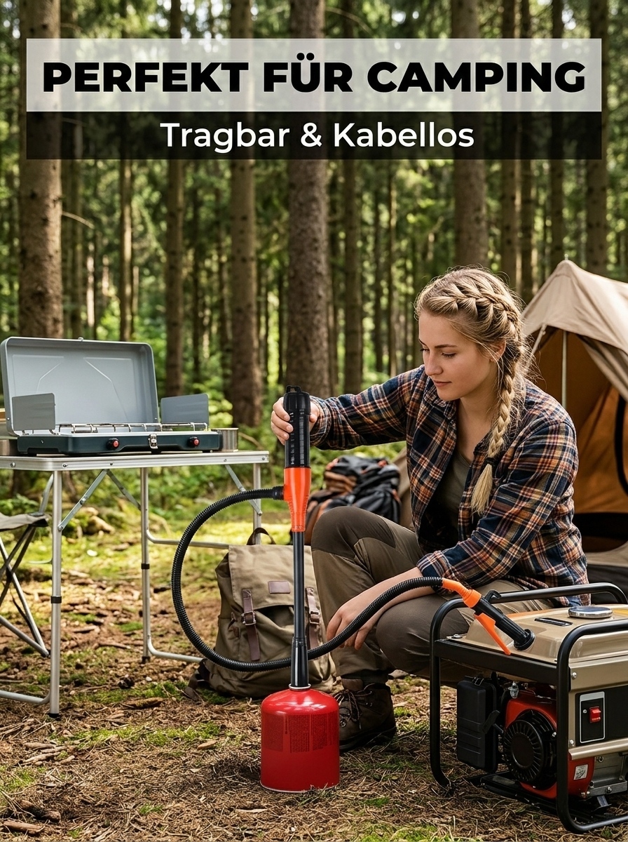 Elektrische Ölabsaugpumpe | Abnehmbar & Tragbar