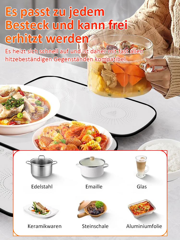 Neue intelligente Warmhalteplatte mit konstanter Temperaturregelung