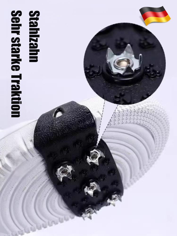 Eiskrallen Outdoor Unsichtbar ⚡ 5-Spikes | Rutschfrei für Schneewanderungen