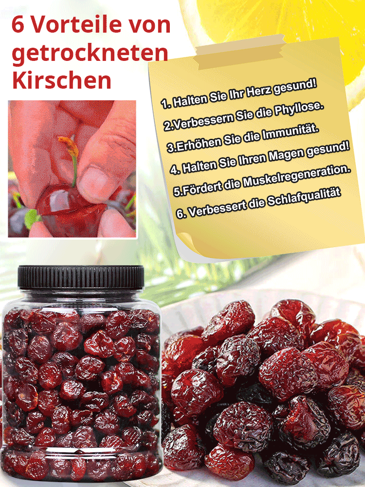 🍒 Must-Have ab 30! Chileische Trockenkirschen | 50% RABATT FLASH SALE