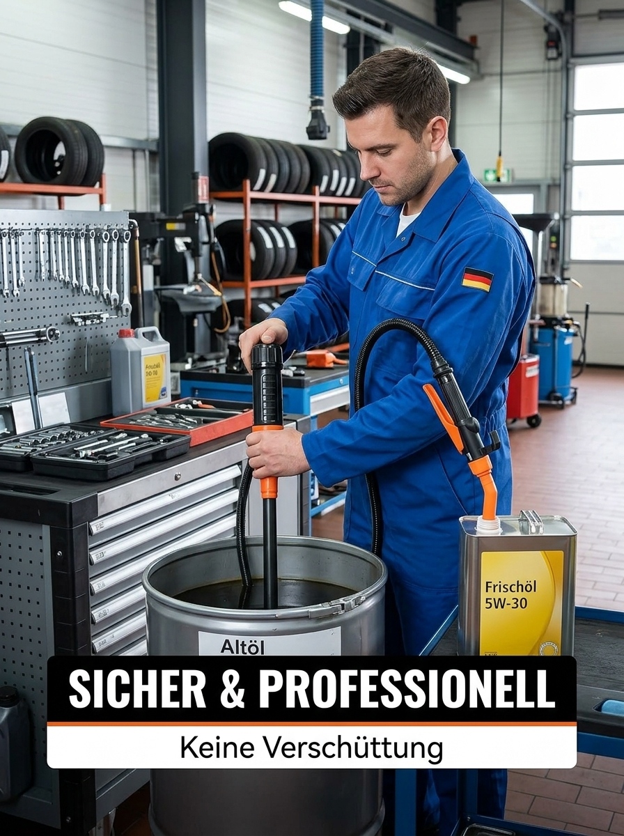 Elektrische Ölabsaugpumpe | Abnehmbar & Tragbar