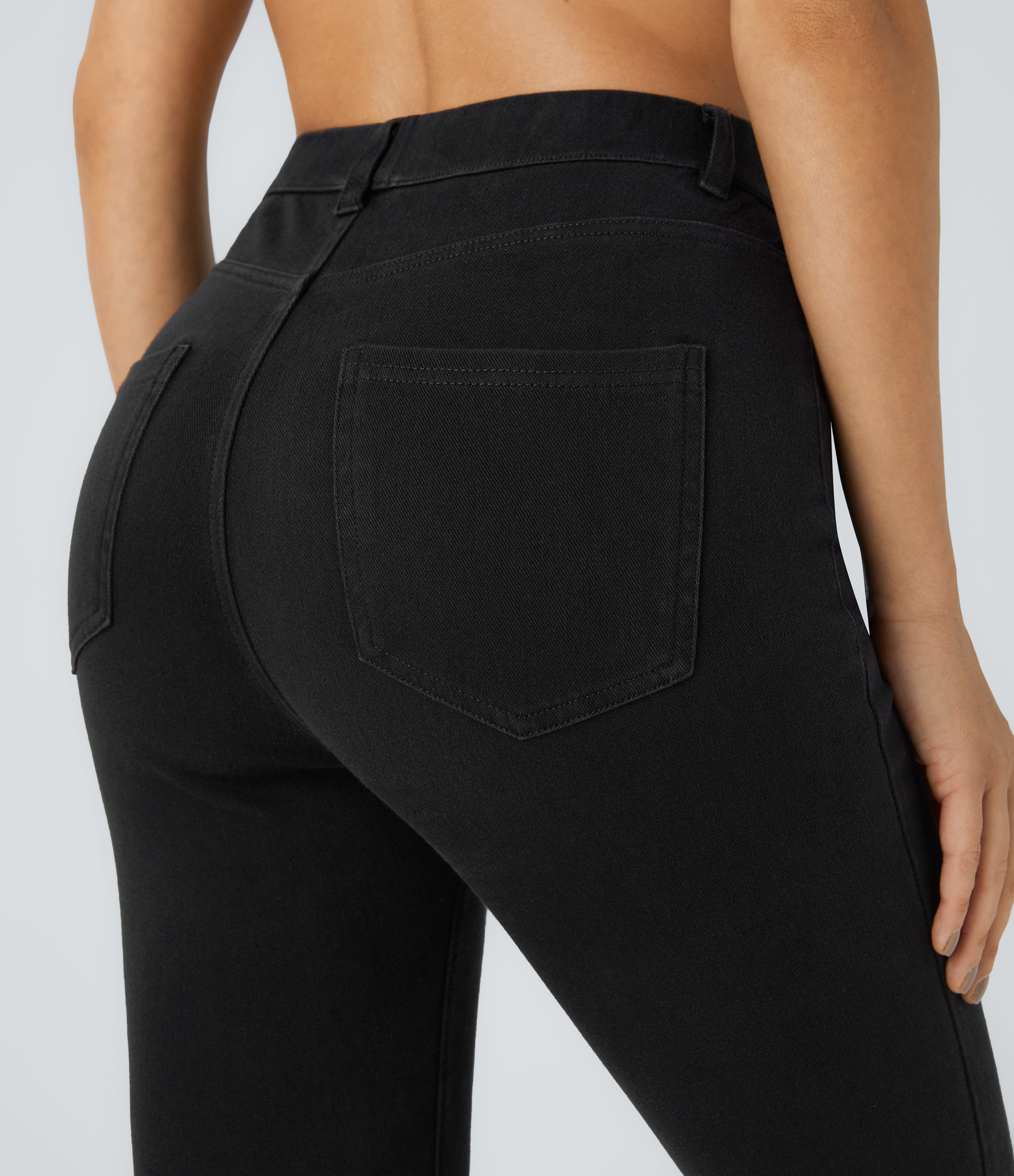 FlexHigh Waisted Pockets Denim Work Leggings