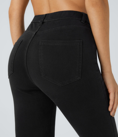 FlexHigh Waisted Pockets Denim Work Leggings