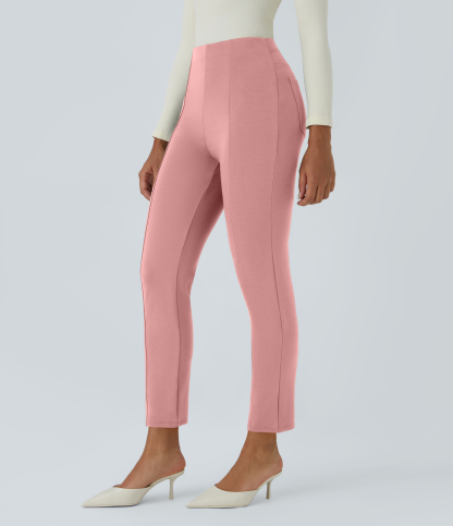 FlexHigh Waisted Pocket Slim Work Pants