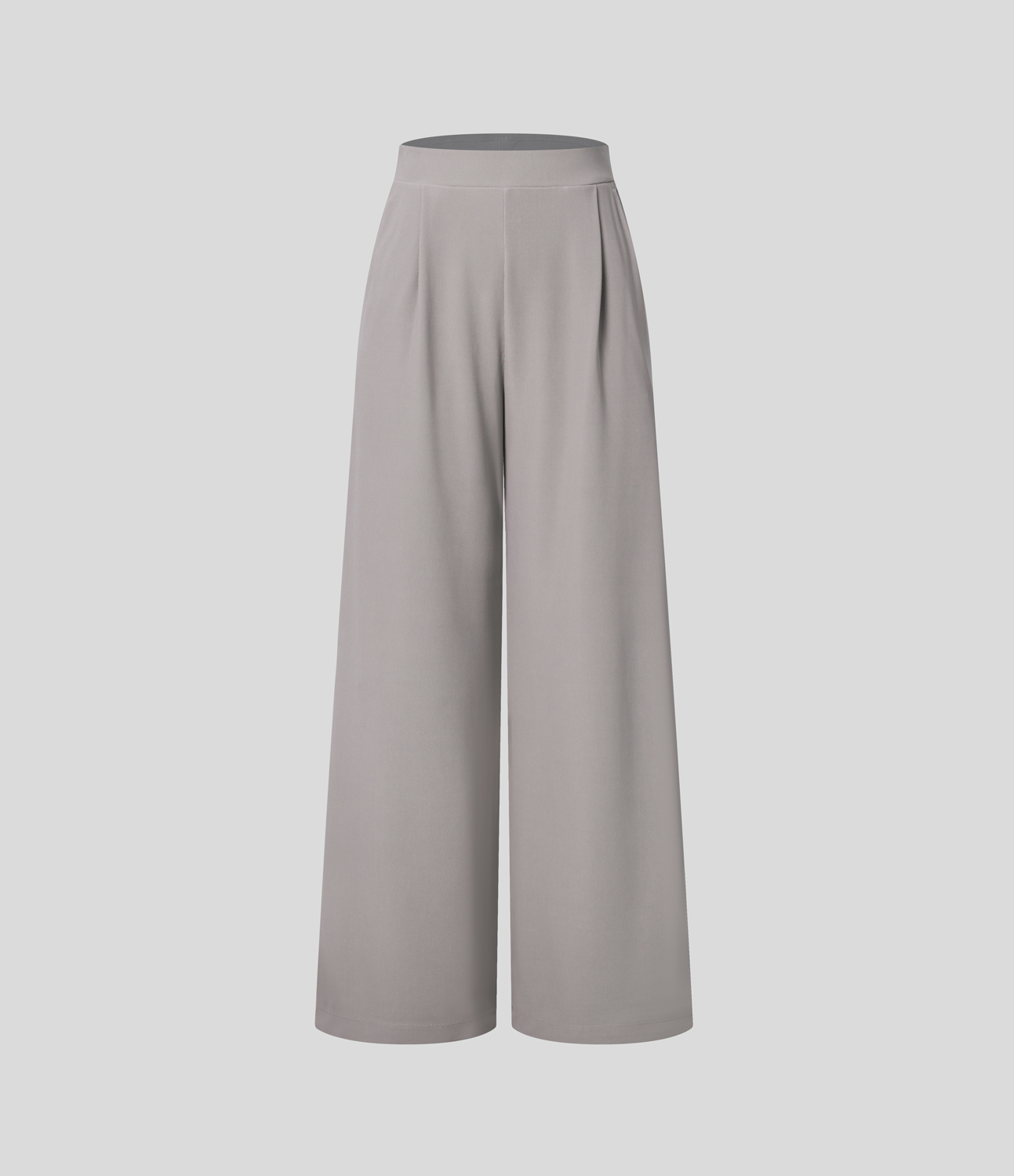 FlexHigh Waisted Body Sculpt Waist-Slimming Pocket Wide Leg Micro Waffle Work Pants