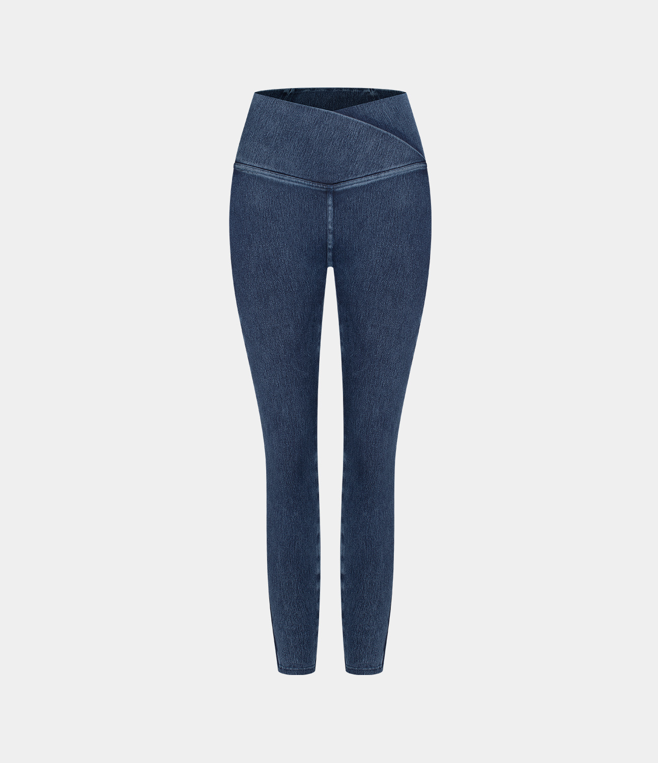 FlexCrossover Pocket Washed Denim Work Leggings