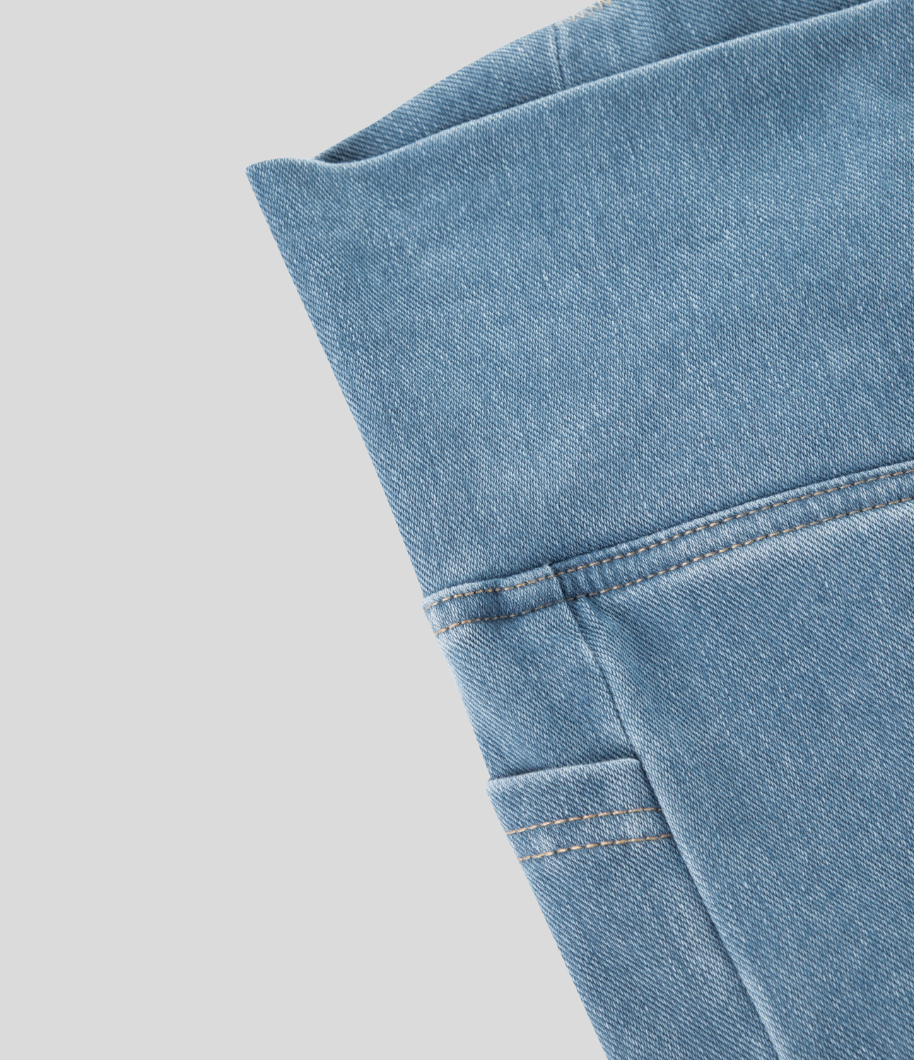 FlexCrossover Pocket Washed Denim Work Leggings