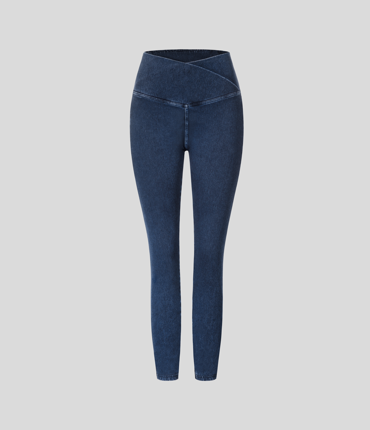 FlexCrossover Pocket Washed Denim Work Leggings